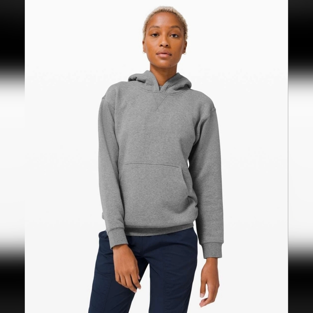 Lululemon All Yours French Terry Gray Hoodie